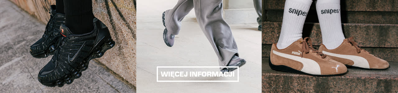 Nike, puma and more sneakers in black, silver, beige and other colors.