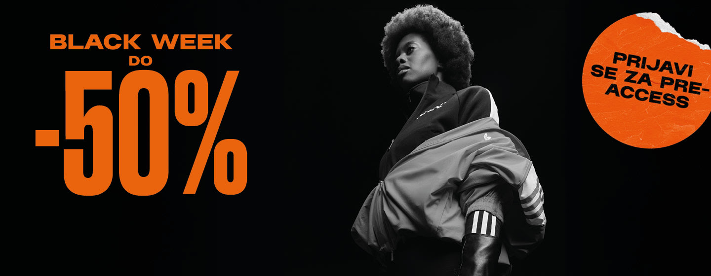 snipes black week pre-access images of male and female models wearing streetwear clothing, sneakers and more