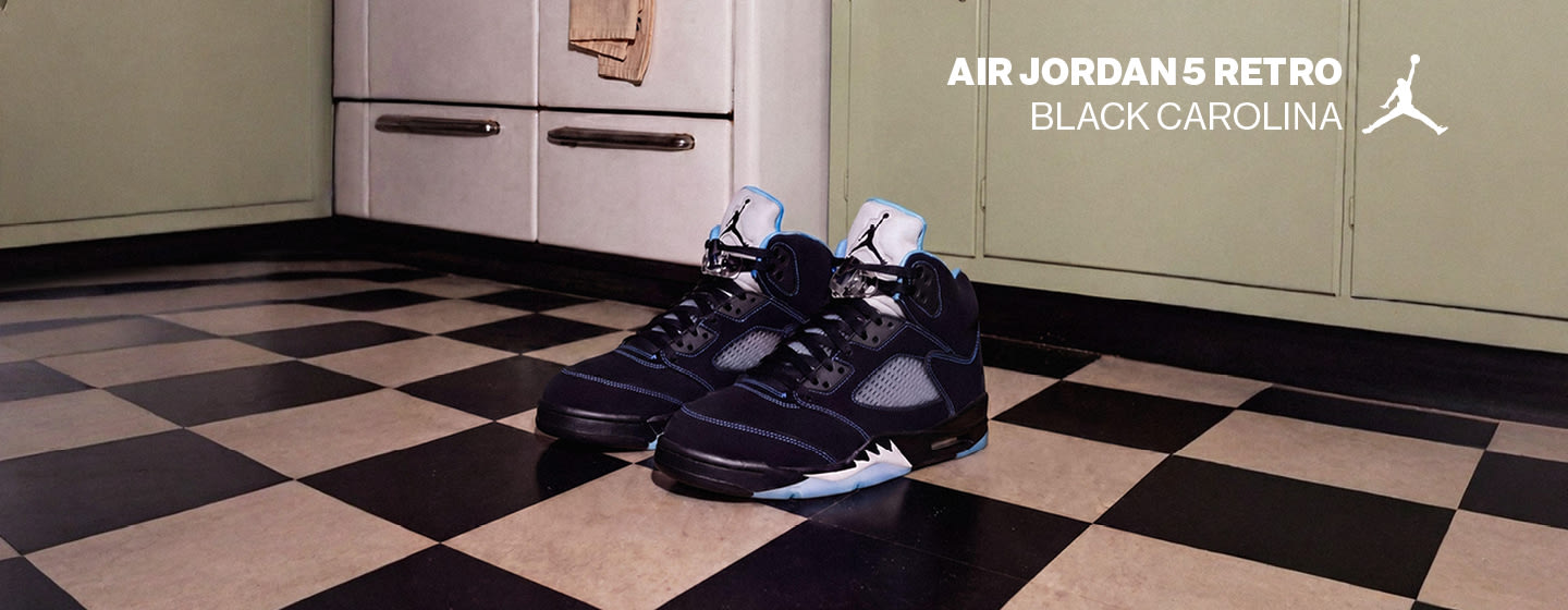 Air Jordan 5 "Black Carolina"
