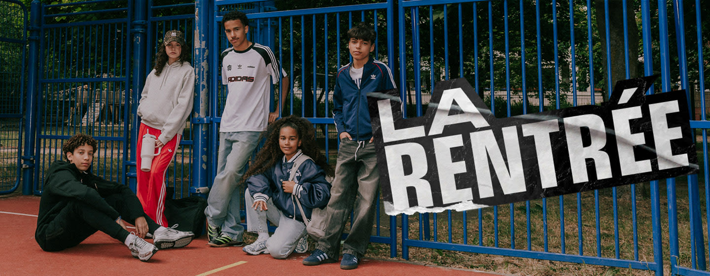Graphic with two kids dressed sporty with the text back to school