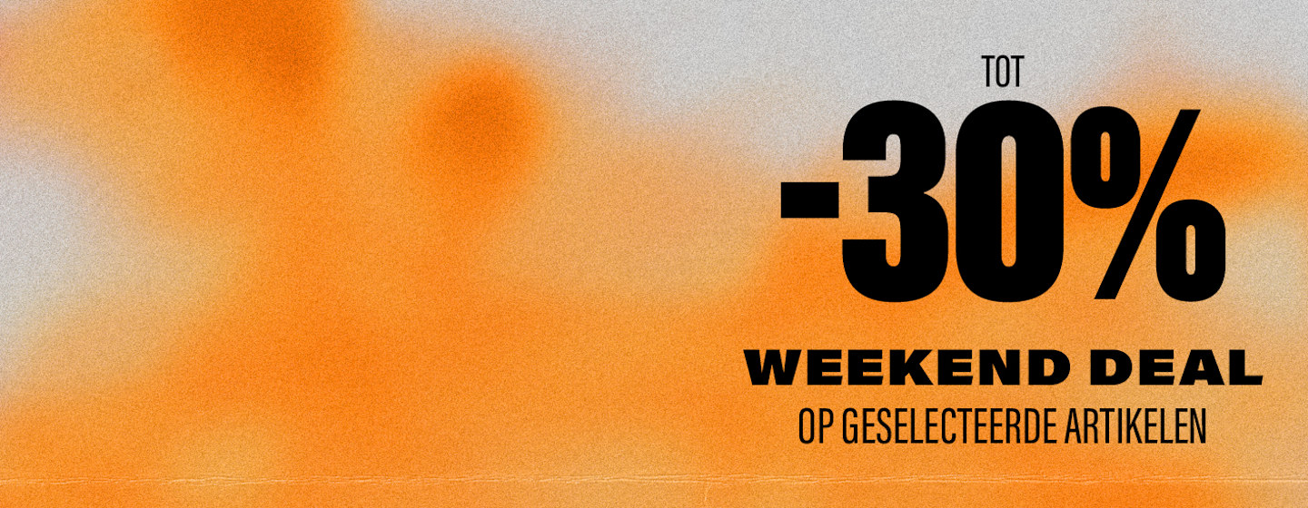 New campaign graphics for the weekend deal with up to 30%