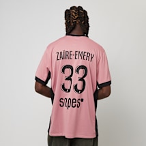 Backside of the Third PSG x Jordan Kit with Zaïre-Emery print