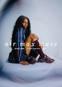 Nike Muse Campaig portaining a girl wearing nike muse sneakers