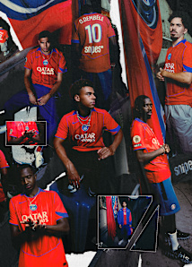 Graphic with focus on Dembele tshirt