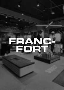 Store tour cards: Frankfurt, Vienna, Paris, Naples