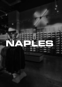 Store tour cards: Frankfurt, Vienna, Paris, Naples