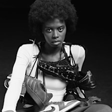 snipes black week pre-access images of male and female models wearing streetwear clothing, sneakers and more