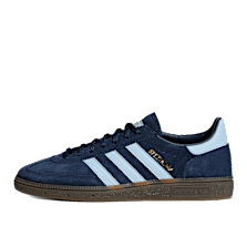 Blue handball spezial sneaker with light blue stripes 