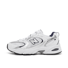 New Balance Shoe with white with blue outlines