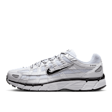 Nike P-6000 sneaker in silver chrome with white midsole