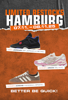 snipes hamburg store opening image of limited restocked sneakers