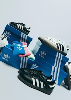 adidas Samba white and black 