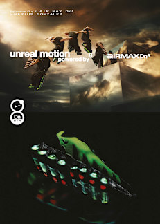 Graphic of the new NIKE Dn8 a green sneaker with black outsole 