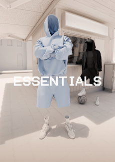 Baby blue hoodie von SNIPES Essential