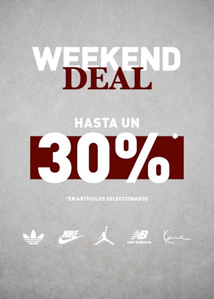 Weekend Deal -30% off selected items