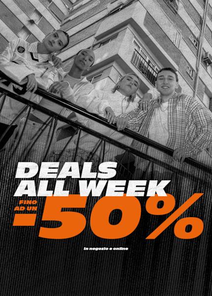 Deals All Week fino al -50% di sconto 