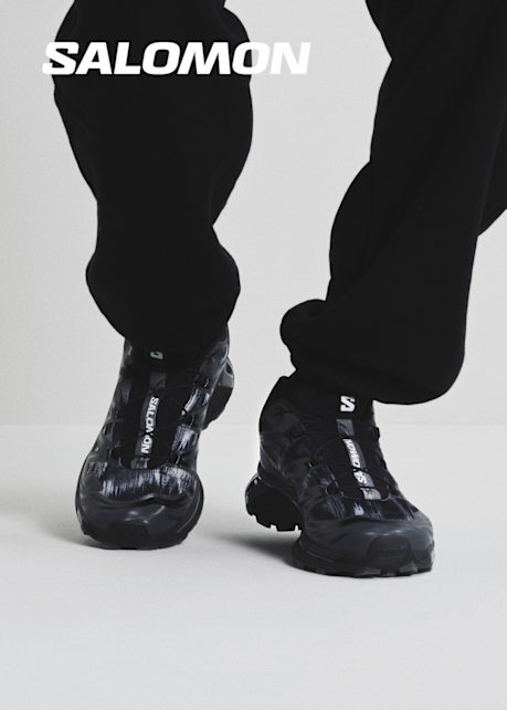 Salomon Black and white sneakers