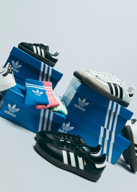 adidas Samba white and black 