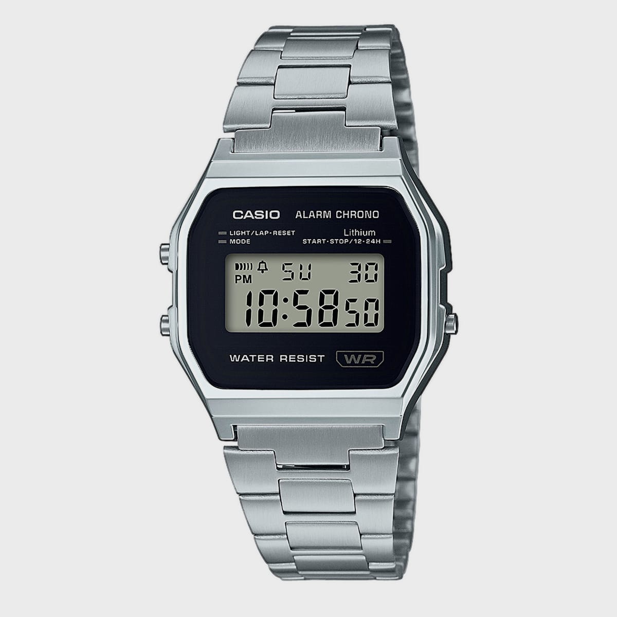 CASIO, Casio Watch A158WEA-1EF, silver