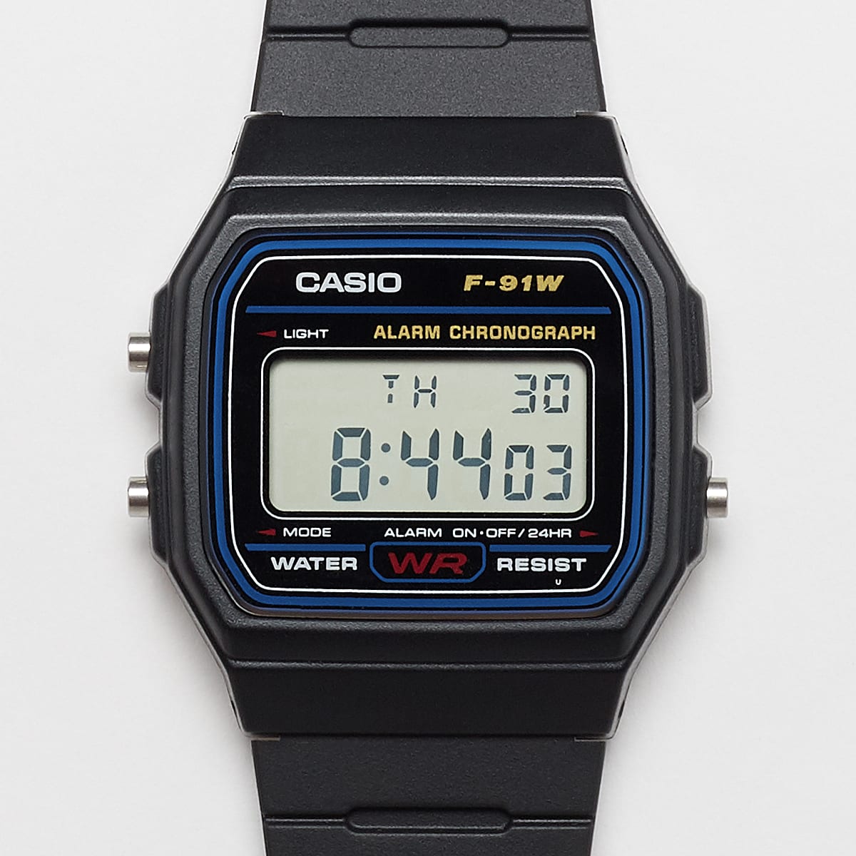 CASIO, Casio Watch F-91W-1YEG, black