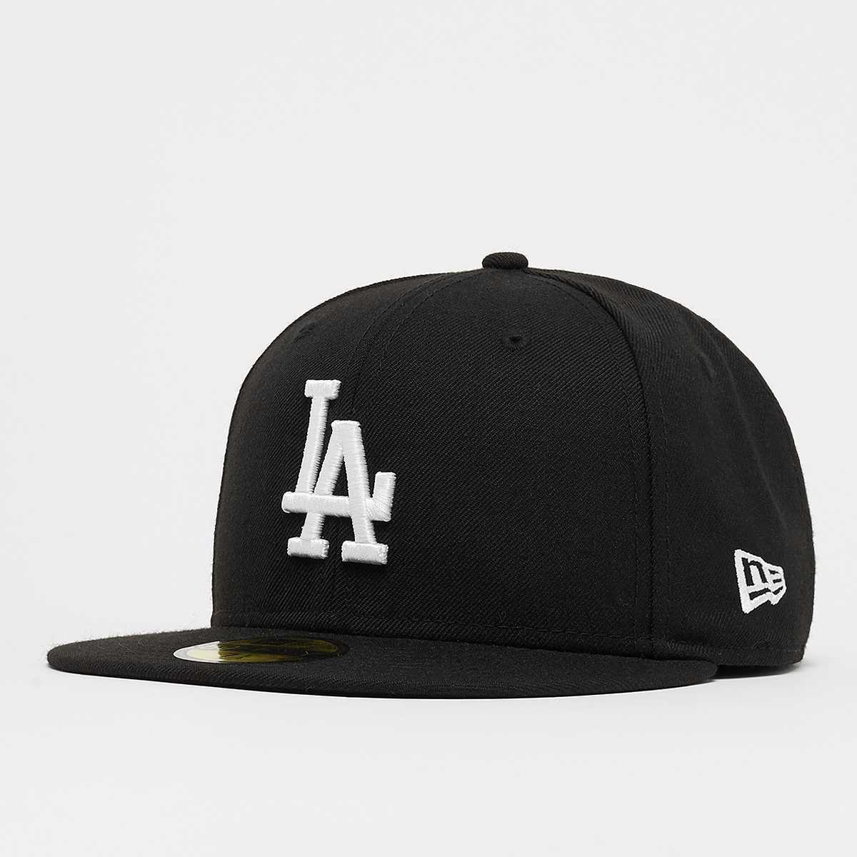New era 59Fifty Basic MLB Los Angeles Dodgers Caps in zwart formaten: 7.125
