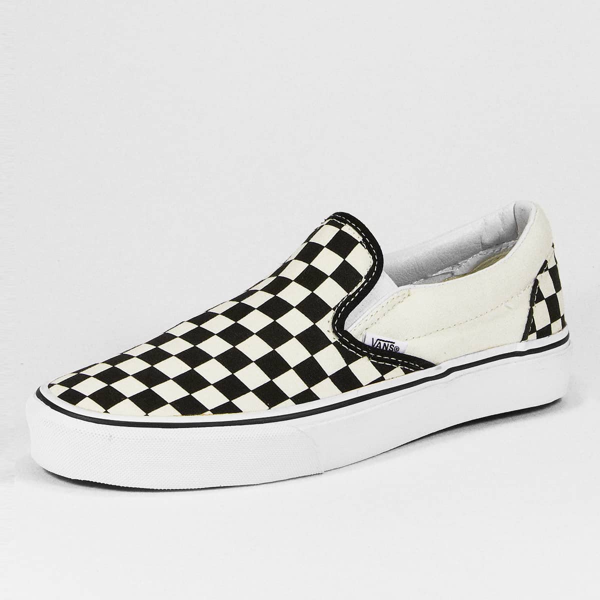Classic Slip On (Checkerboard) blanc