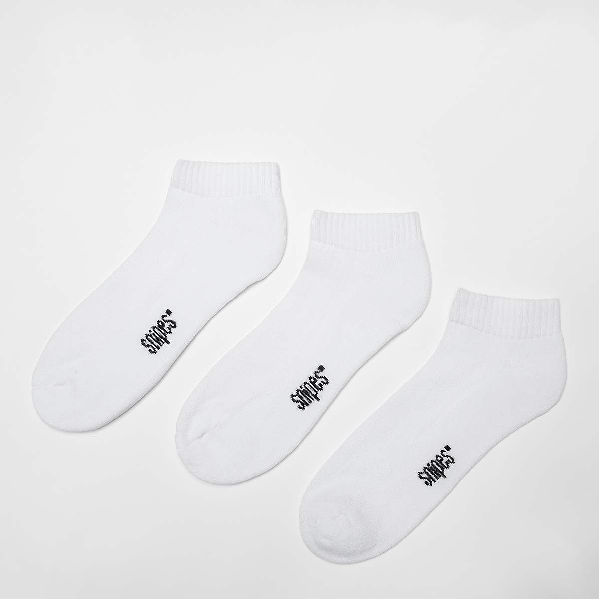 Unselected, SNIPES, 3 PACK - LoCut Socks, white