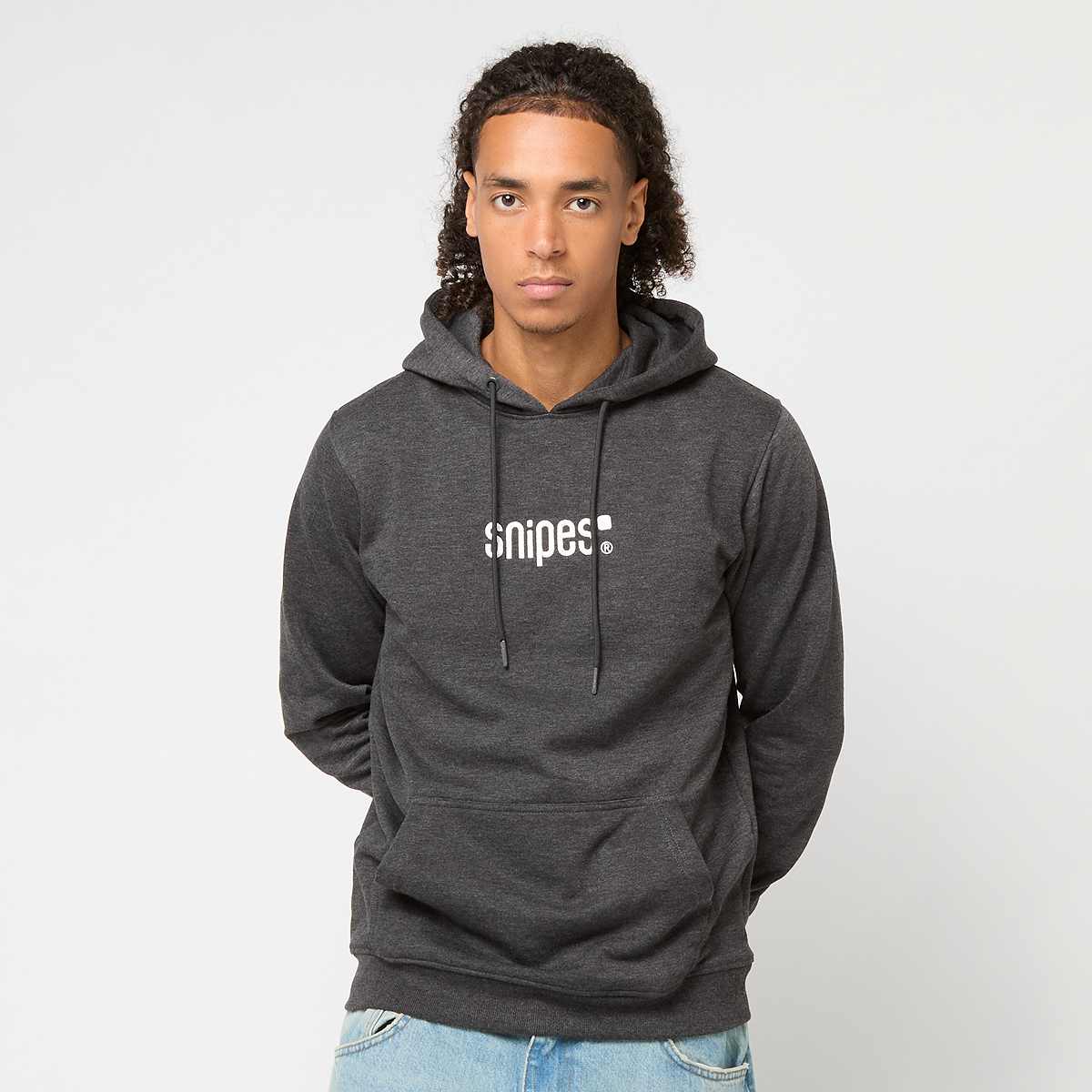 SNIPES, Small Basic Logo Hoodie, grey