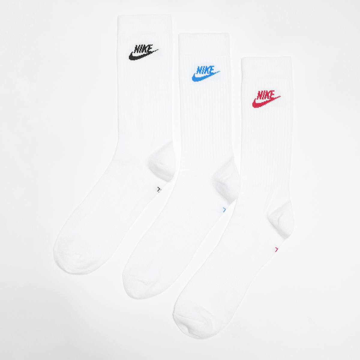 Nike, 3 PACK - Sportswear Everyday Essential Crew Socks, white