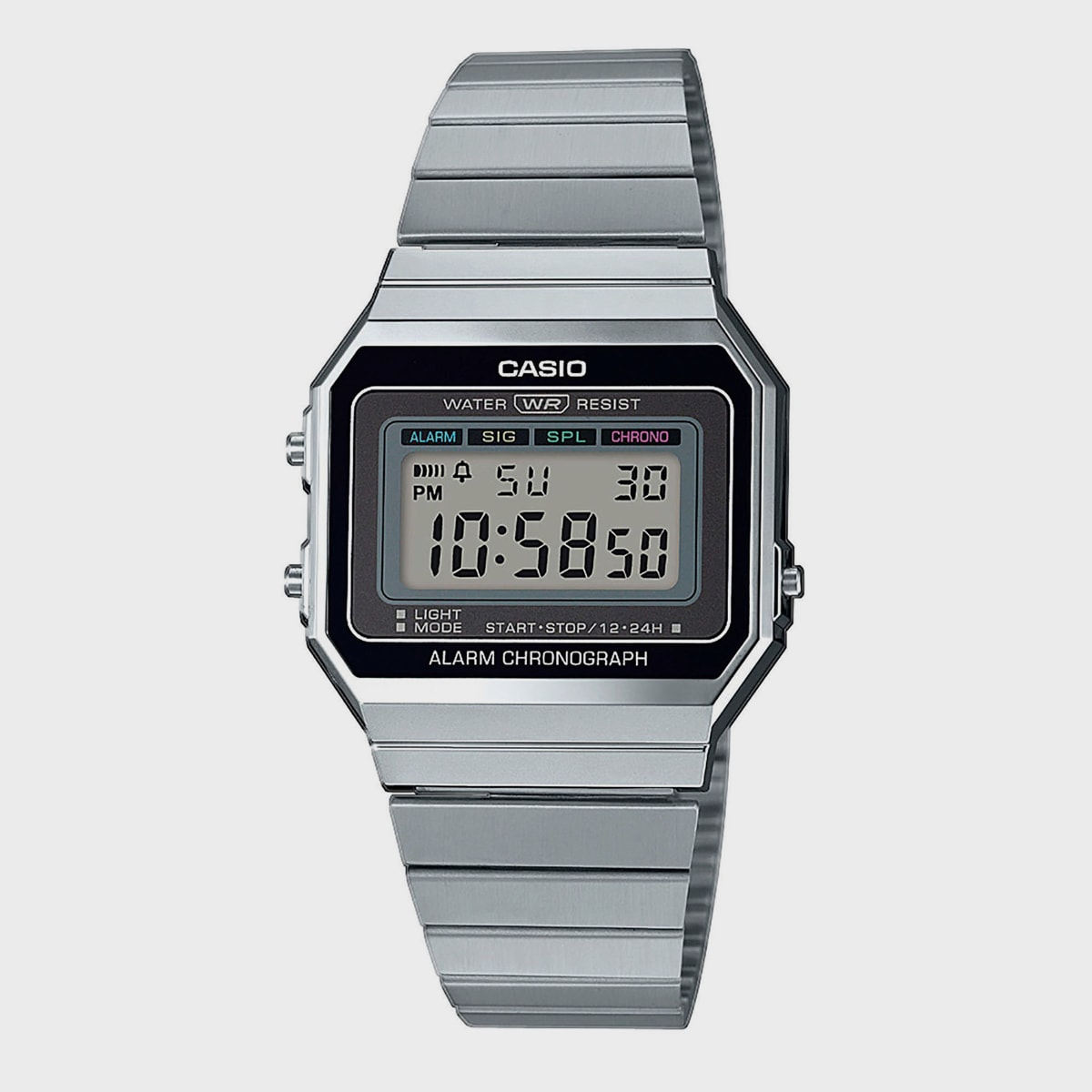 Selected, CASIO, Collection Retro A700WE-1AEF, silver