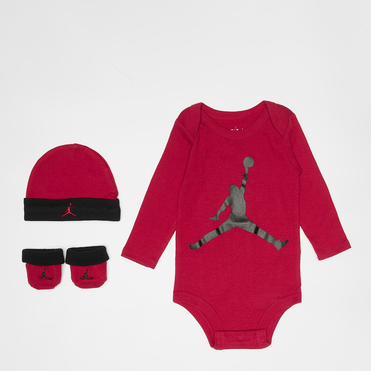 Jordan Jump Baby Rompers & Sets in rood formaten: 6M-12M