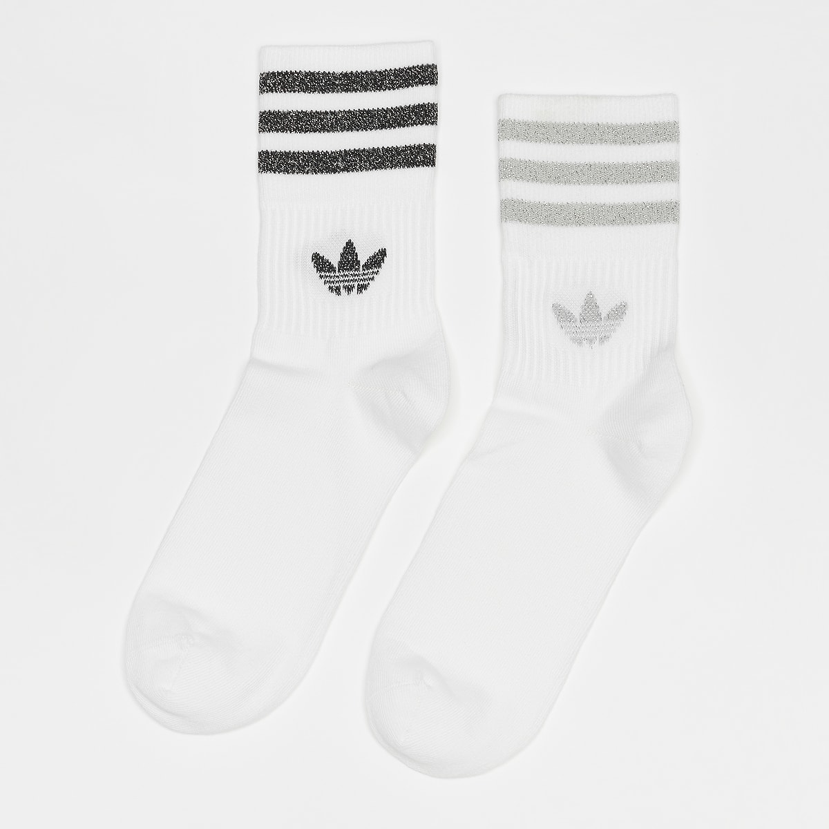 adidas Originals, 2 PACK - Glitter Crew Socks, white