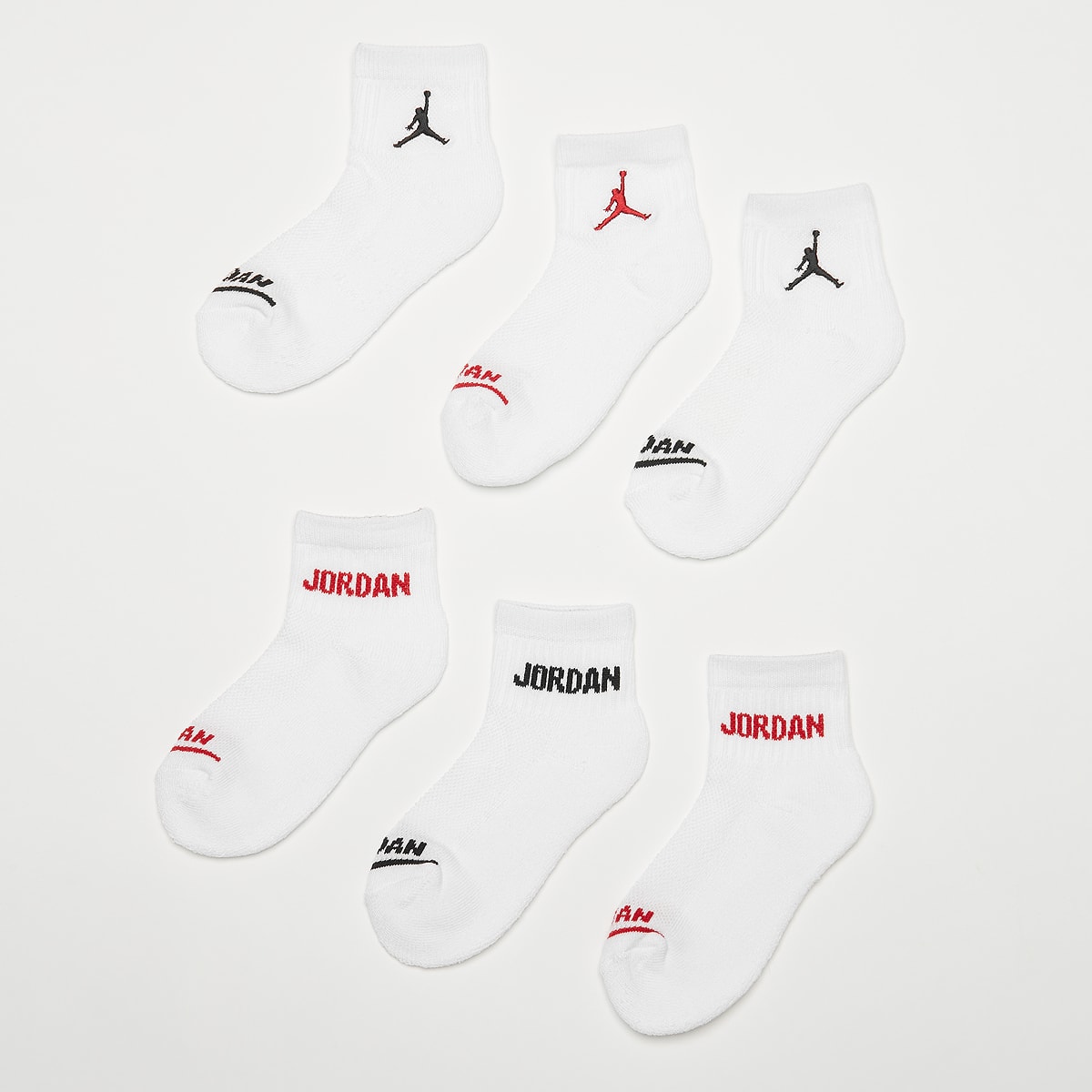 Jordan, 6 PACK - Legend Ankle Socks, white