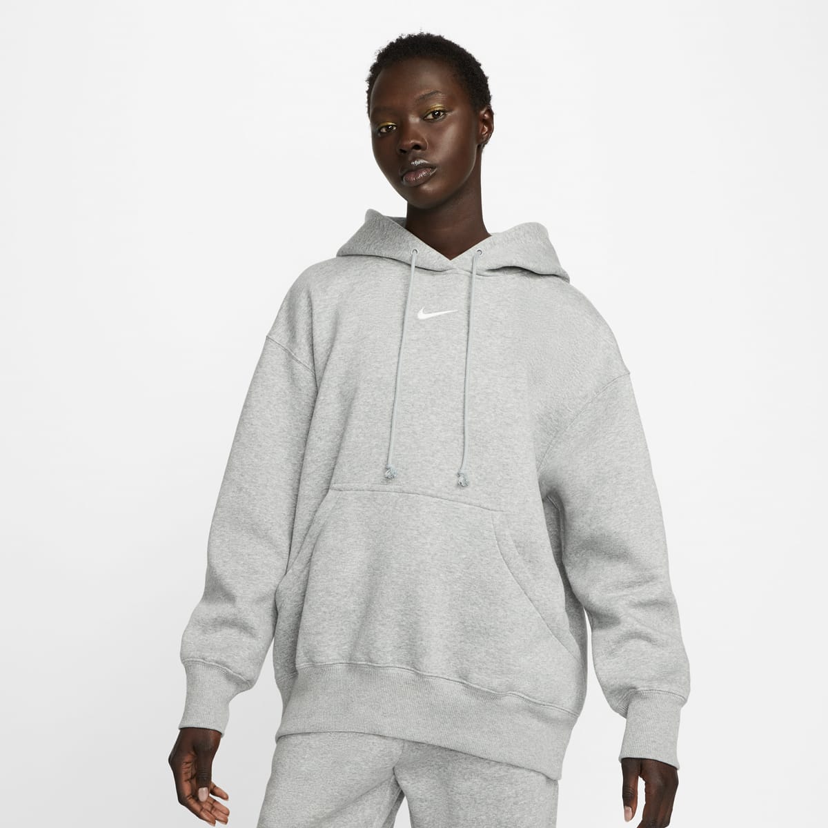 Selected, Nike, Sportswear Phoenix Fleece Oversized Hoodie, grey
