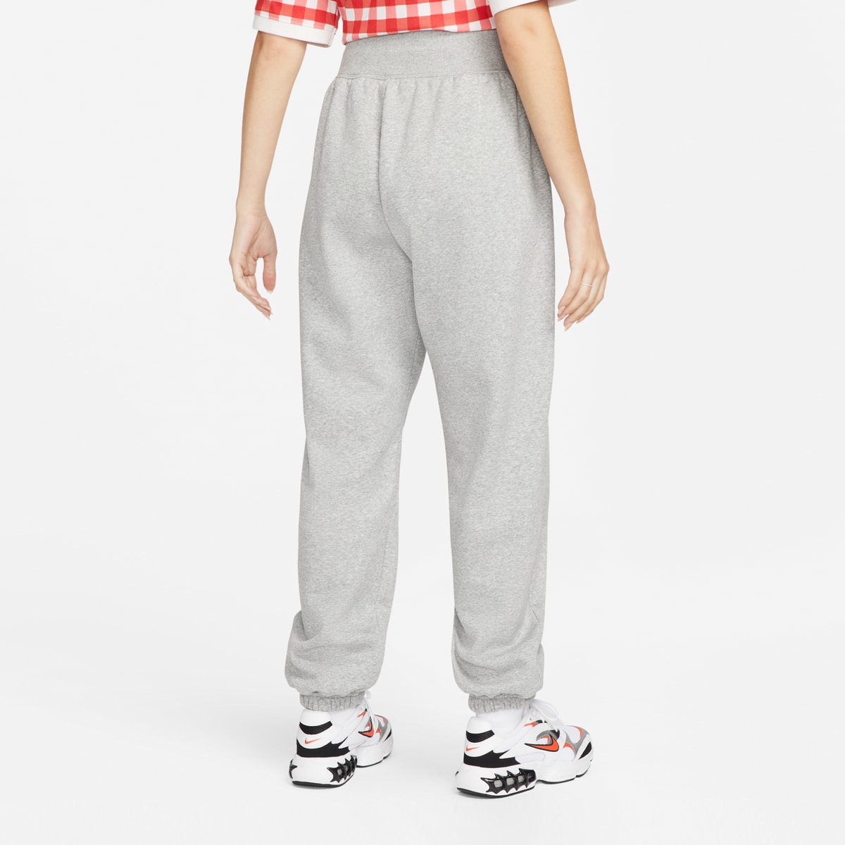 Nike Sportswear Phoenix Fleece High-Waisted Oversized Sweatpants women Trainingsbroeken grijs Maat XL Kleding