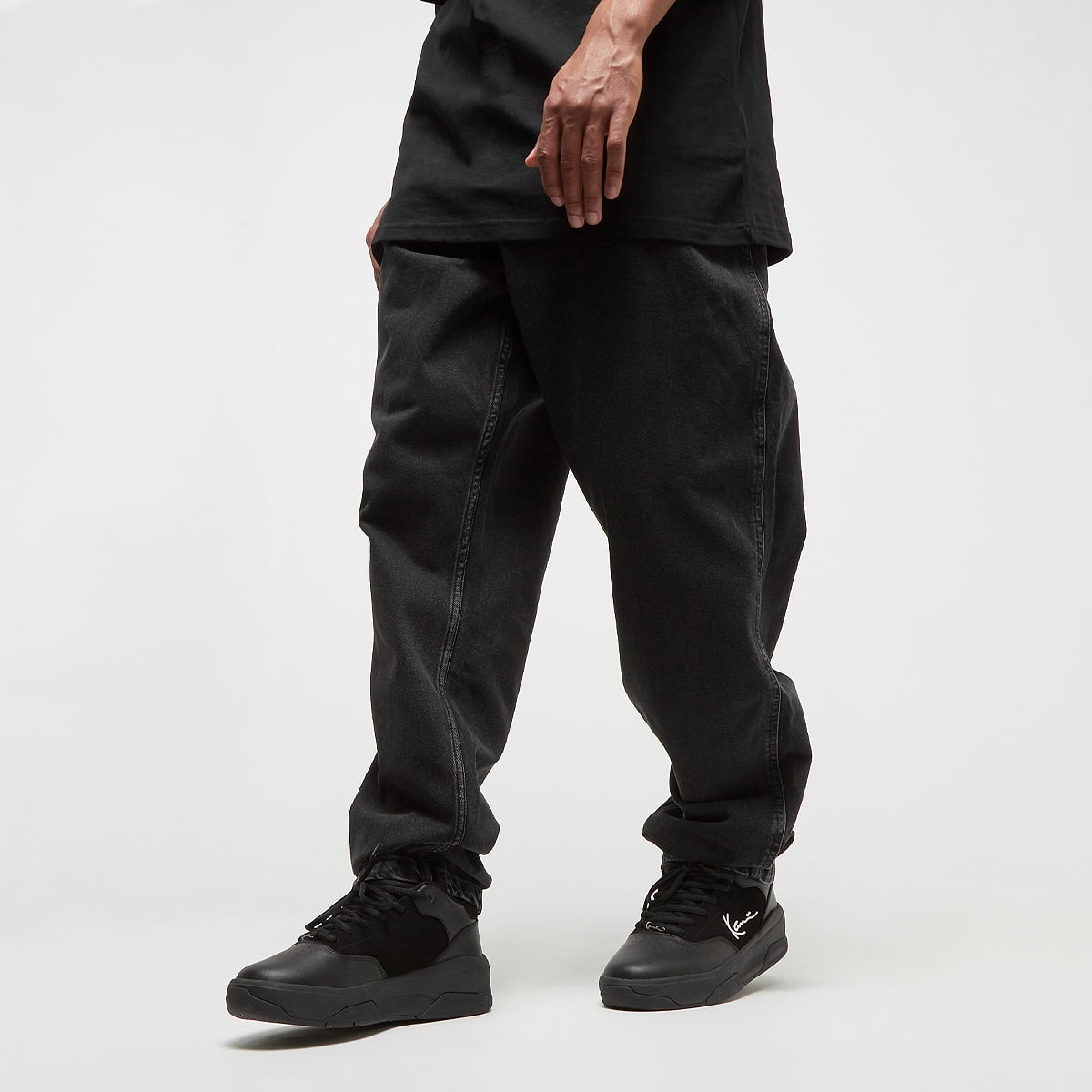 Karl Kani Small Signature Tapered Five Pocket Denim Spijkerbroeken Heren vintage black maat: 32 beschikbare maaten:28 30 32 34