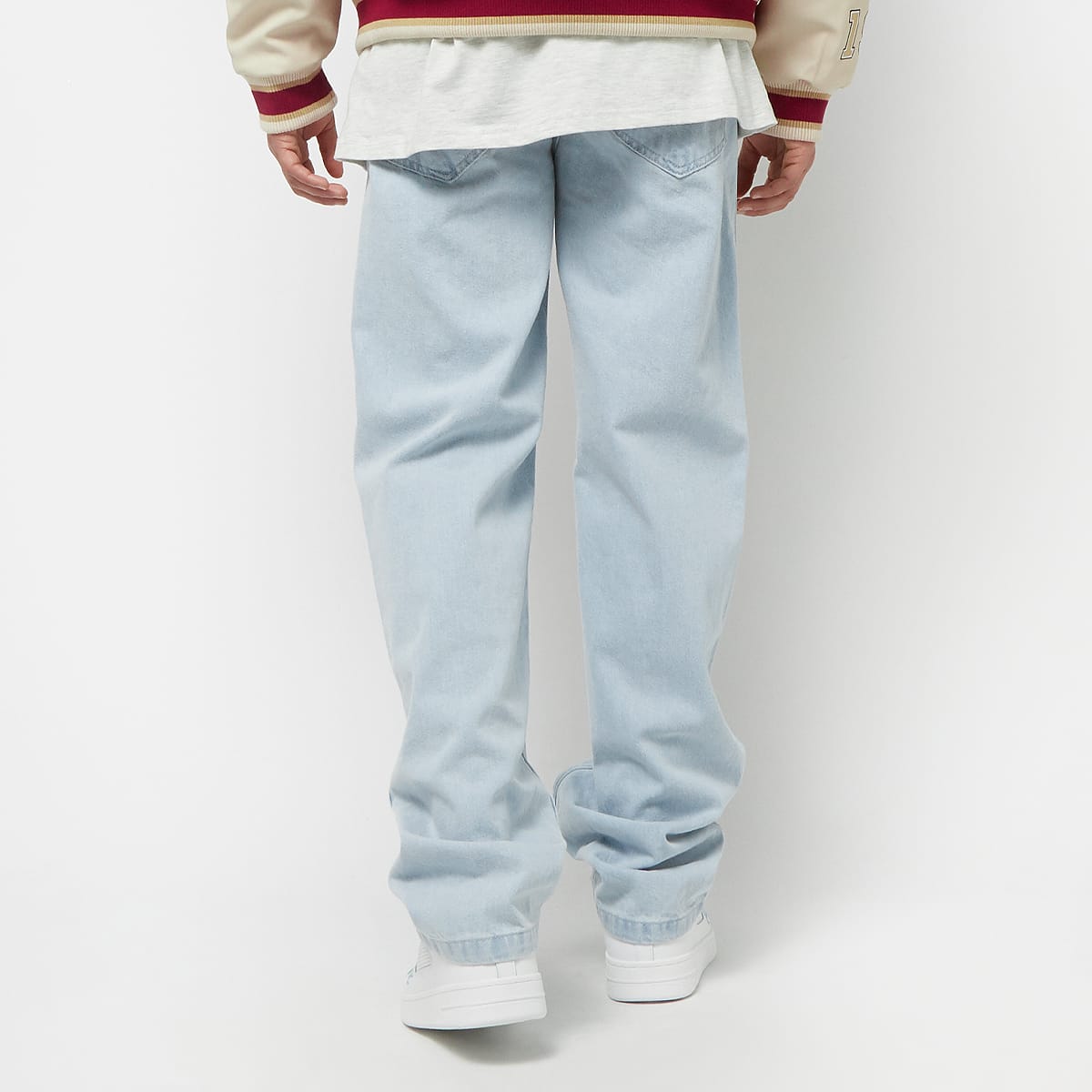 Karl Kani Small Signature Baggy Five Pocket Denim Spijkerbroeken in blauw formaten: 32