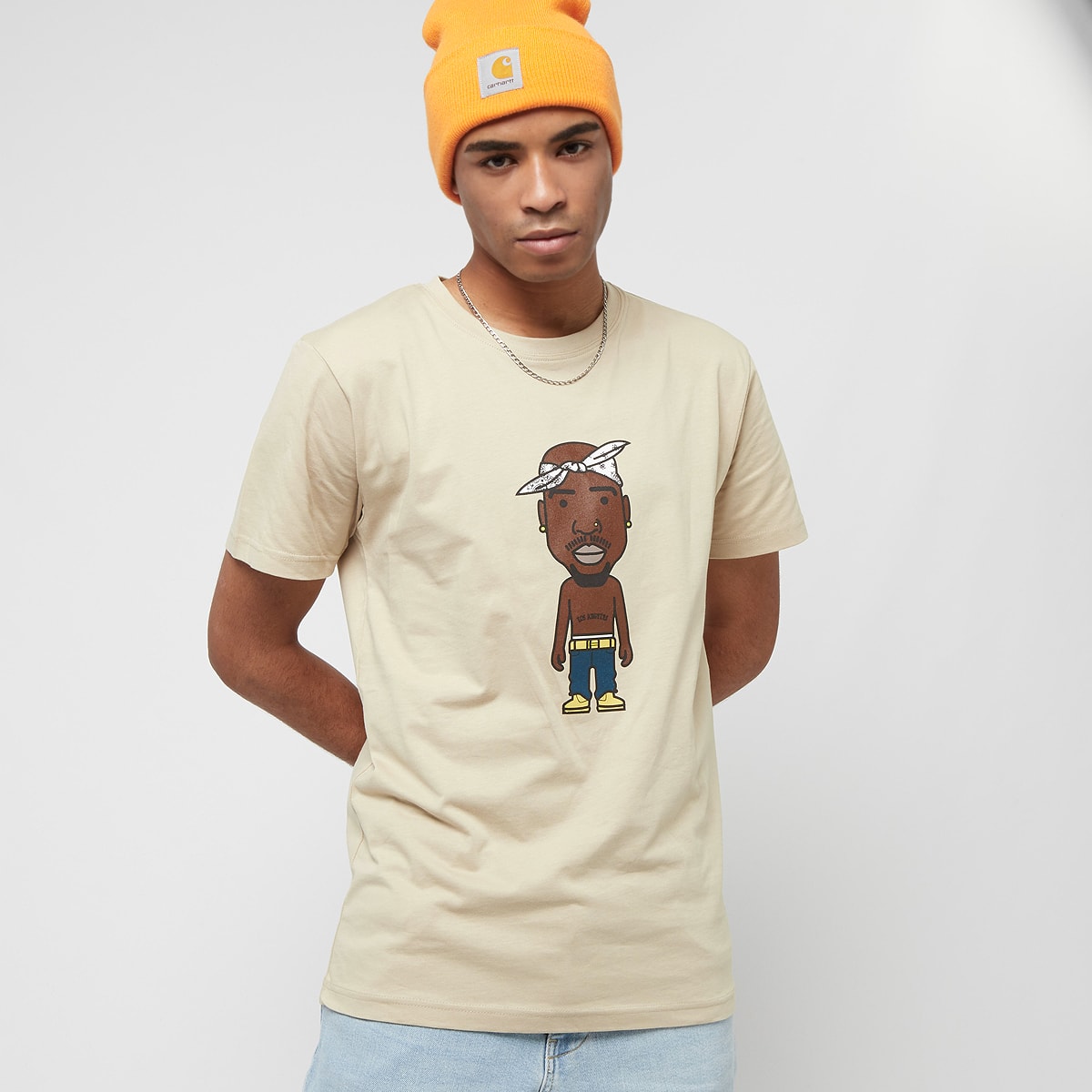 Mister tee La Sketch T-shirts Kleding sand maat: XXL beschikbare maaten:XS S M L XL XXL