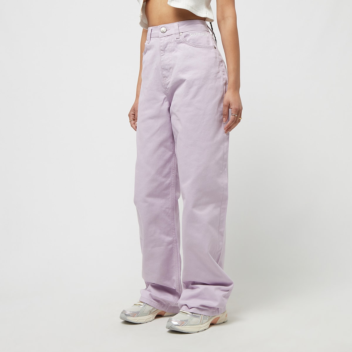 Sixth June, Color Denim Pants, purple