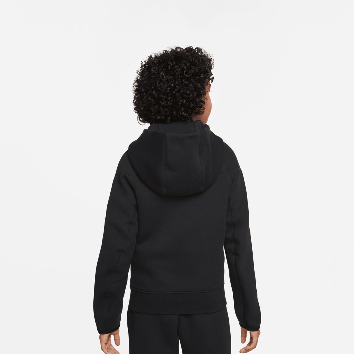 Nike Tech Fleece Full-Zip Hoodie Hoodies & Sweaters in zwart formaten: 137