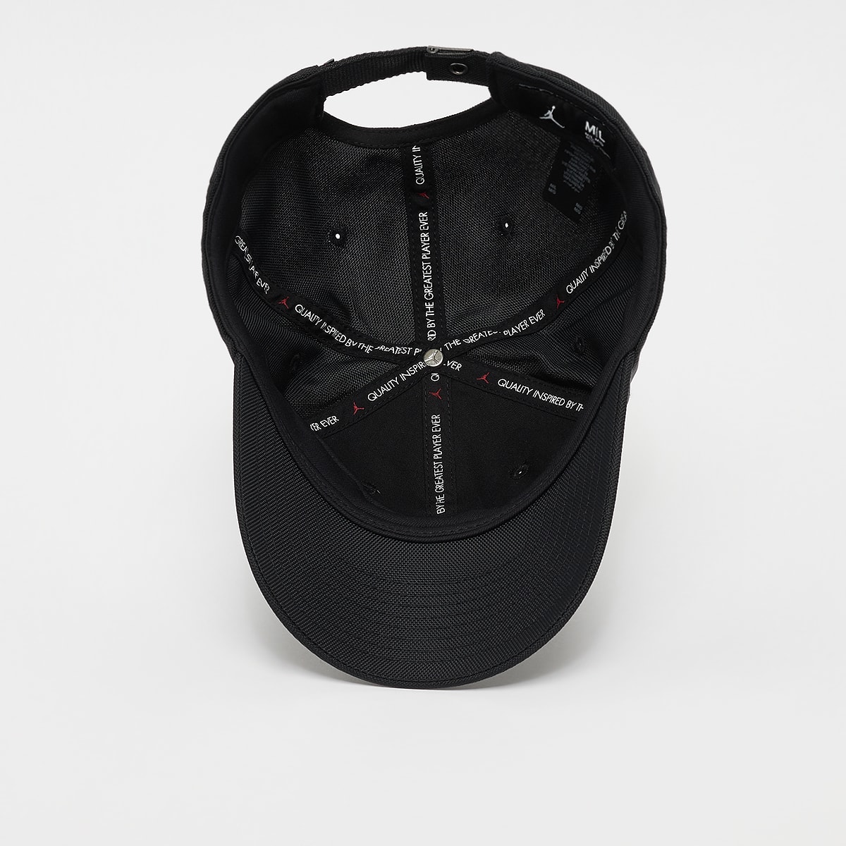 Jordan Rise Cap Metal Jumpman unisex Caps zwart Maat M L Accessoires