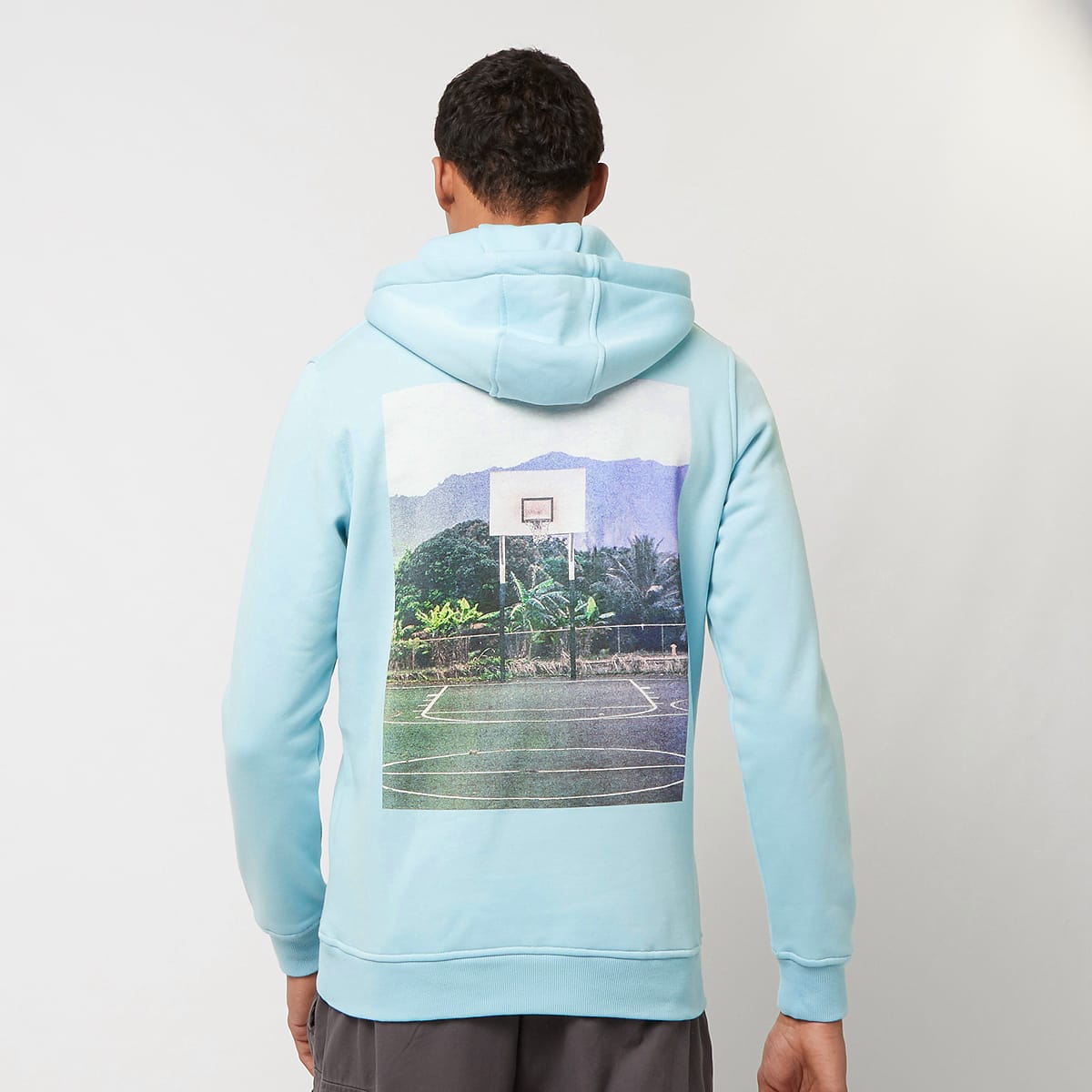 mister tee Feel the Heat Hoodie Men Hoodies & Sweaters blauw Maat S Kleding