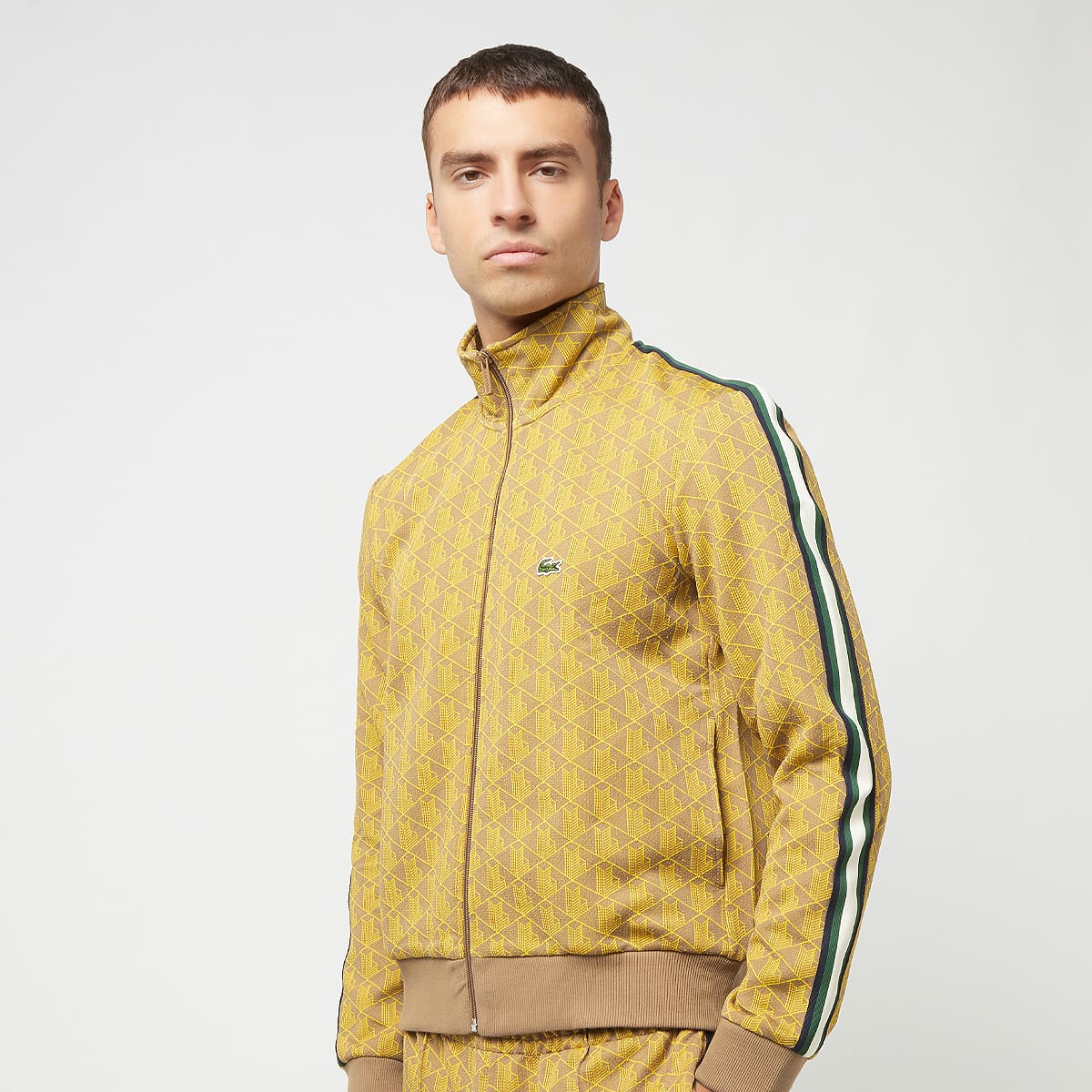 Lacoste Sweatshirt Jacket Trainingsjassen Heren cookie pistil maat: XXL beschikbare maaten:XS S M L XXL
