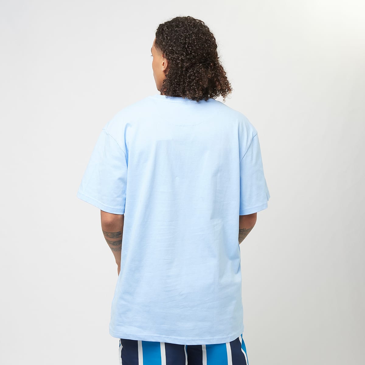 Karl Kani Small Signature Essential Tee men T-Shirts & Polo's blauw Maat S Kleding