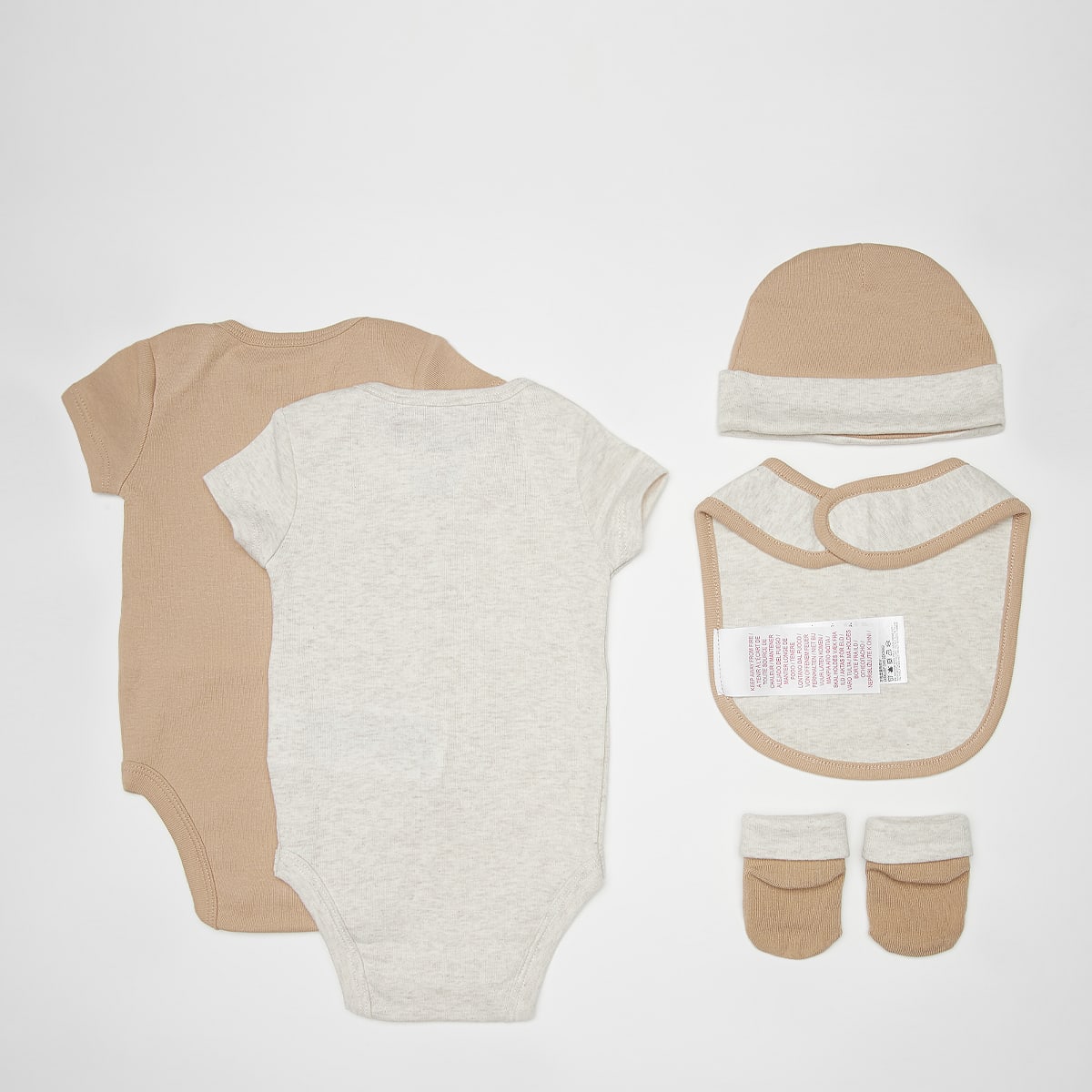 Jordan Core Set (5 Pack) Baby Rompers & Sets in beige formaten: 6M-12M