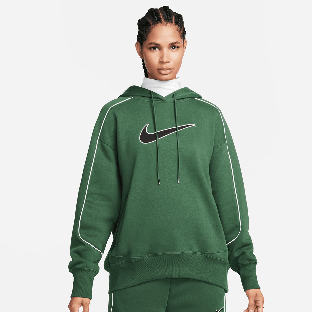 Nike Sportswear Fleece Pullover Hoodie Hoodies & Sweaters in rood formaten: M