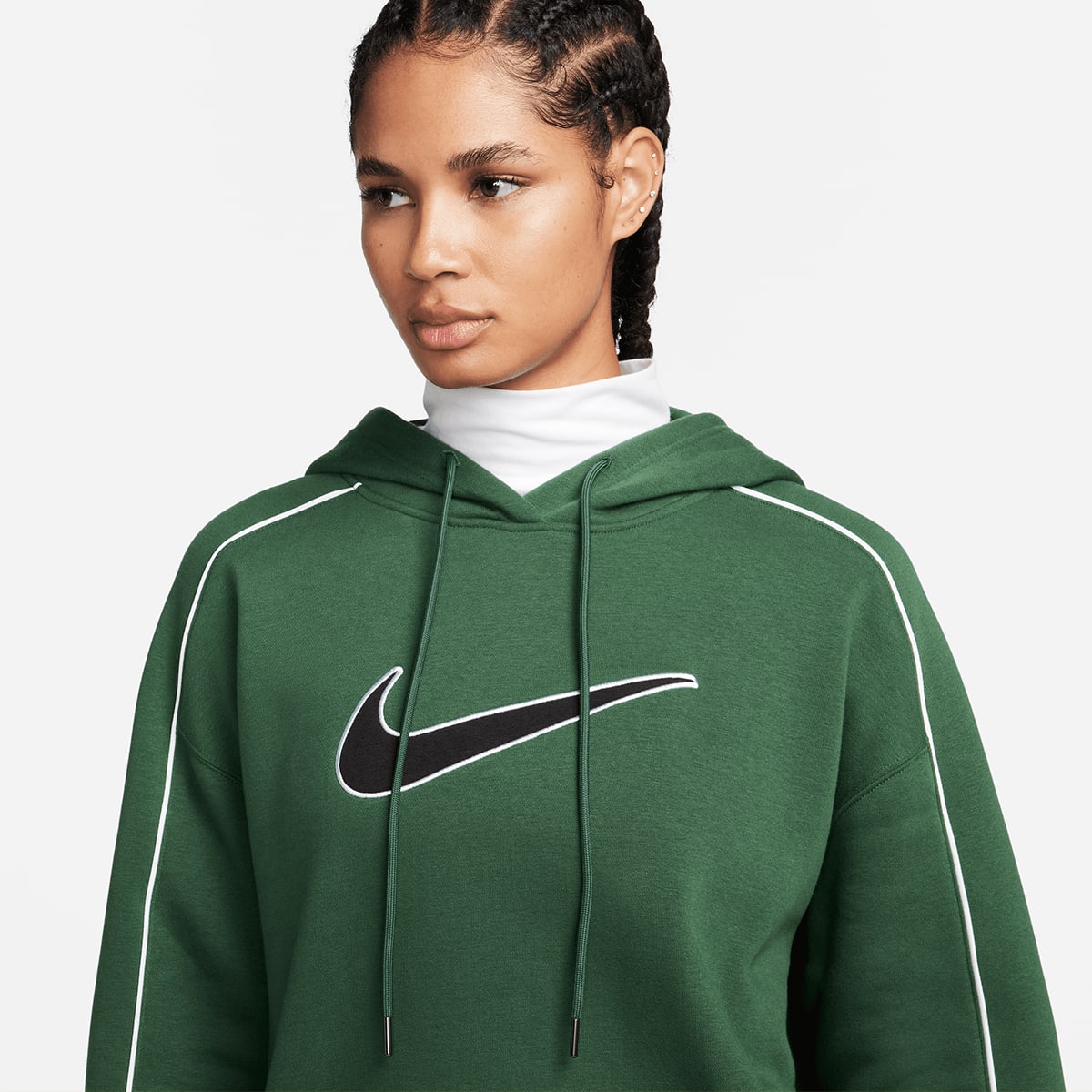 Nike Sportswear Fleece Pullover Hoodie Hoodies & Sweaters in rood formaten: M