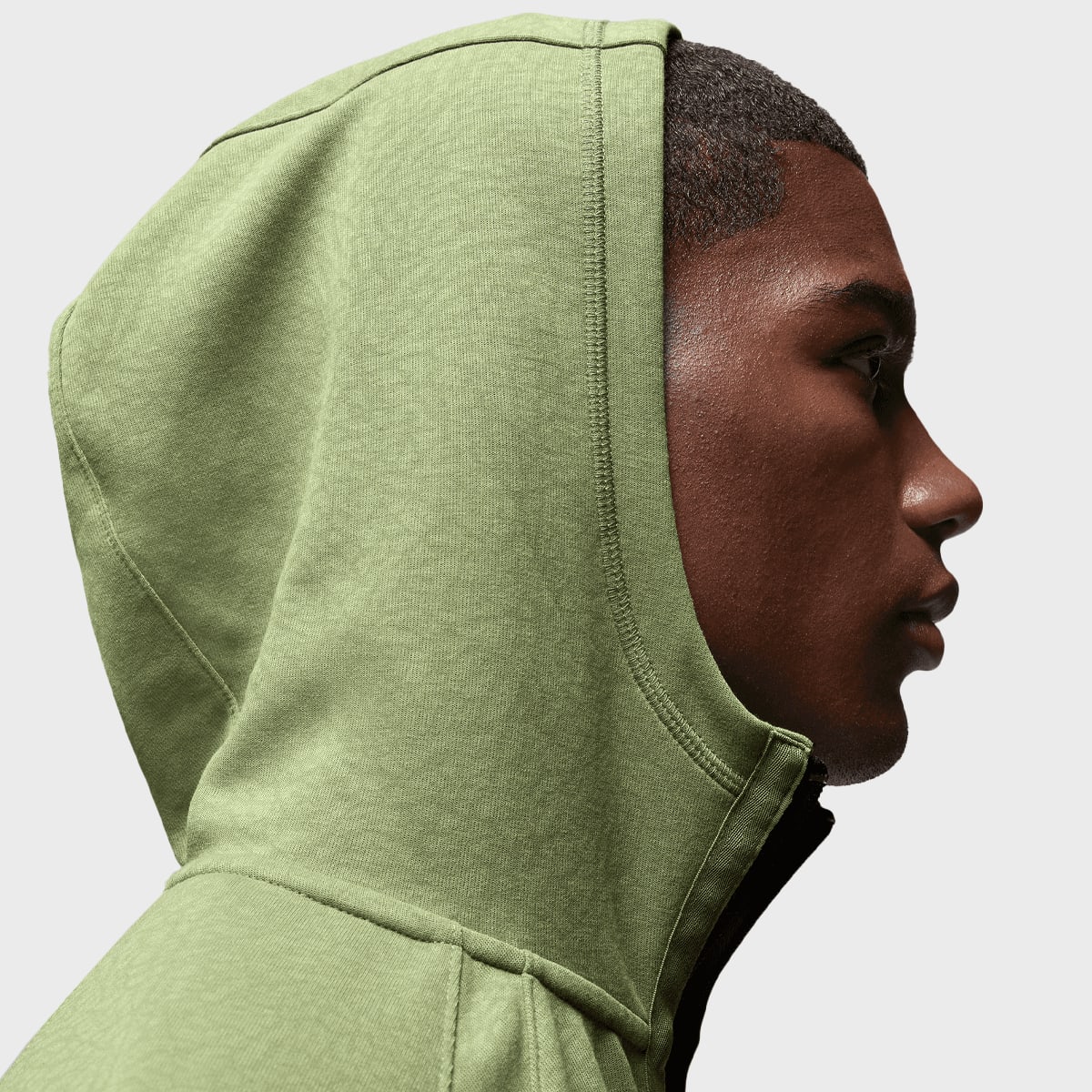 Jordan Dri-Fit Sport Statement All Over Print Air Full Zip men Hoodies & Sweaters groen Maat M Kleding