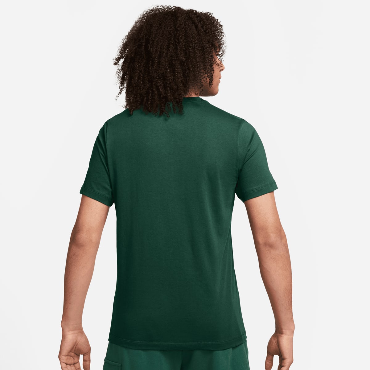 Nike Sportswear Just do it T-Shirt men T-Shirts & Polo's groen Maat S Kleding