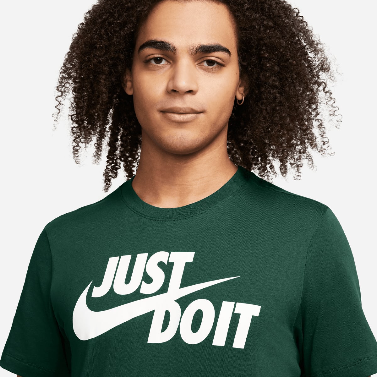 Nike Sportswear Just do it T-Shirt men T-Shirts & Polo's groen Maat S Kleding